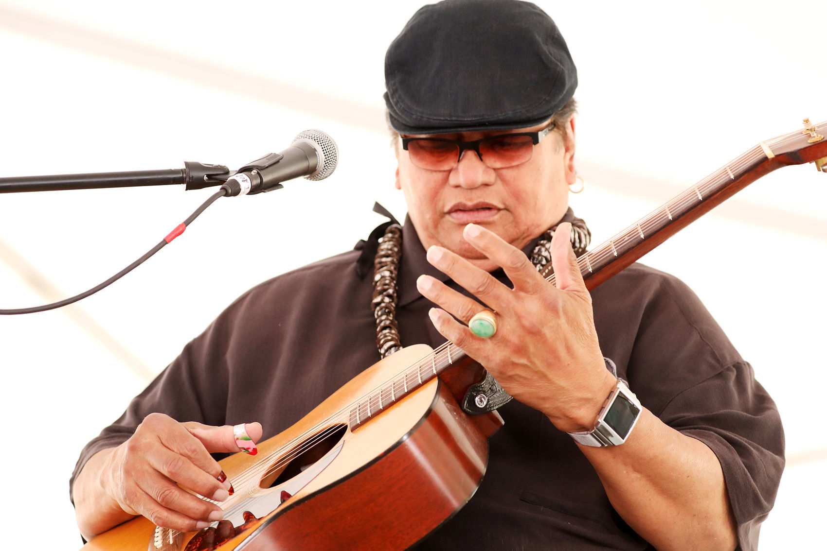 Led Kaapana at the Montana Folk Festival in Butte
